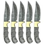 Damascus Steel Hunting Knife Blank